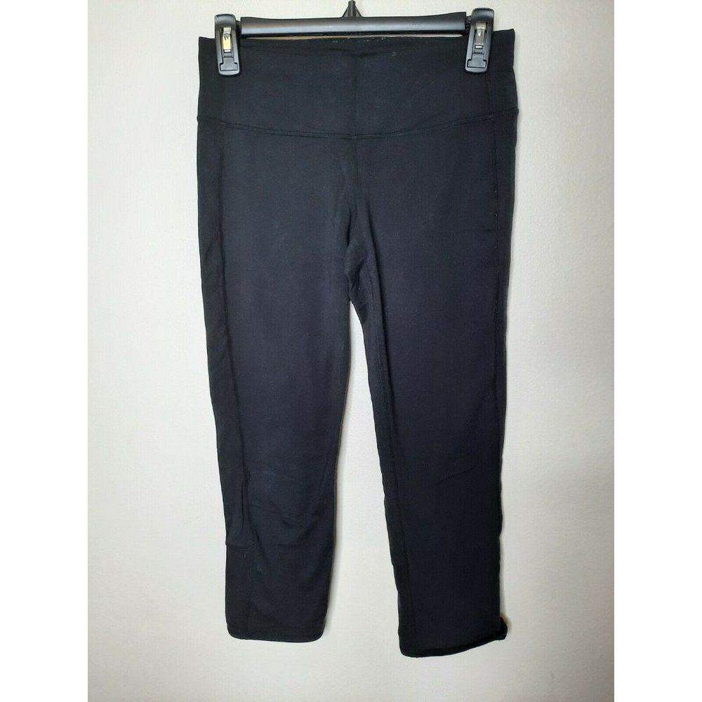 Athleta Capri S Tall Black Legging Crop Pant Yoga